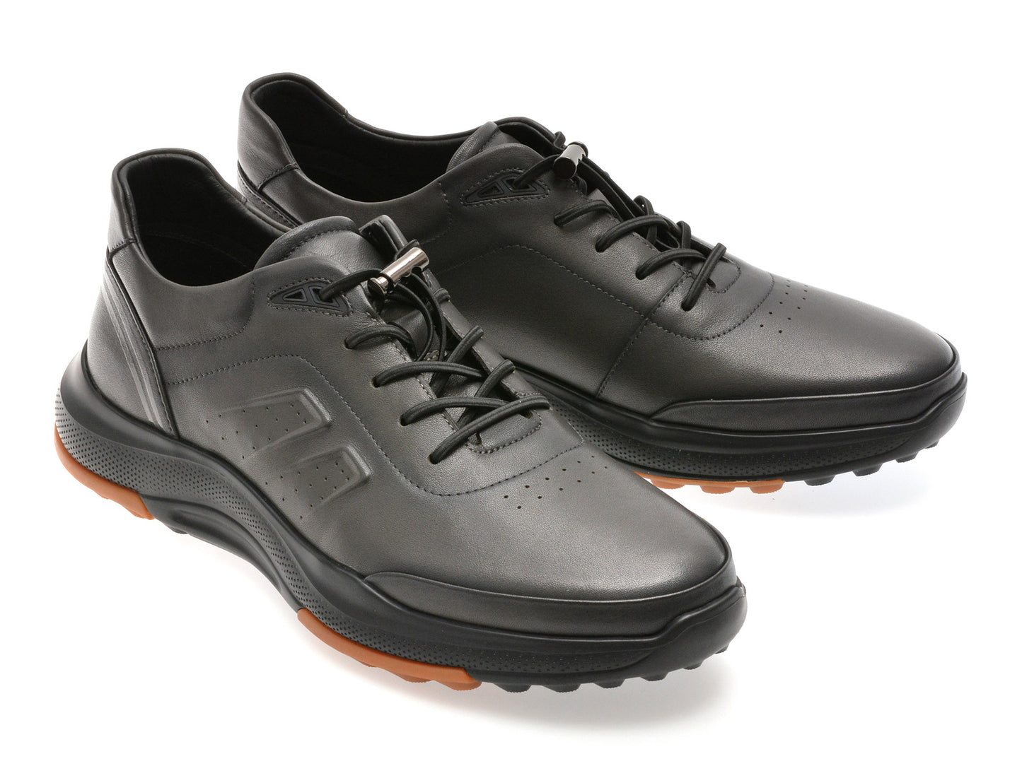 Pantofi sport GRYXA gri, RB001, din piele naturala