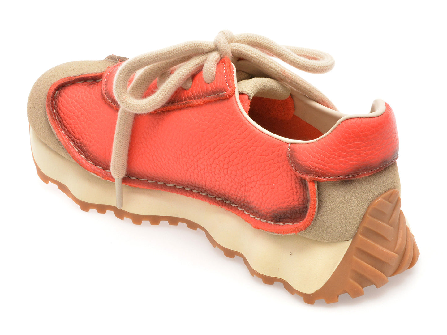 Pantofi sport GRYXA rosii, 2693, din piele naturala