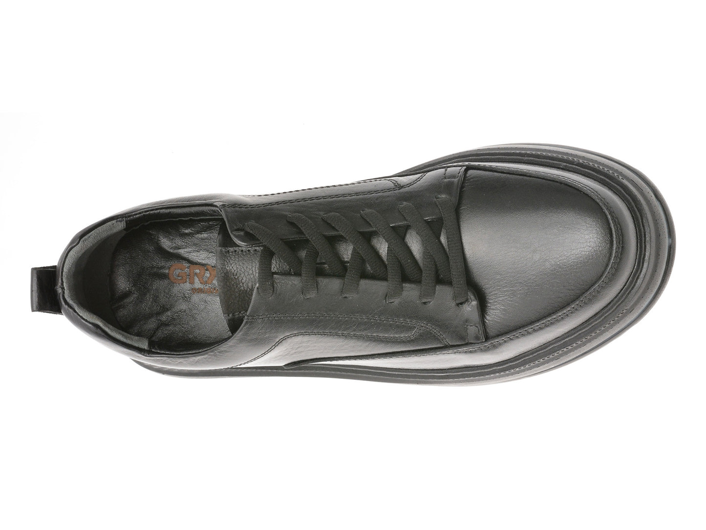 Pantofi sport GRYXA negri, BS4150, din piele naturala