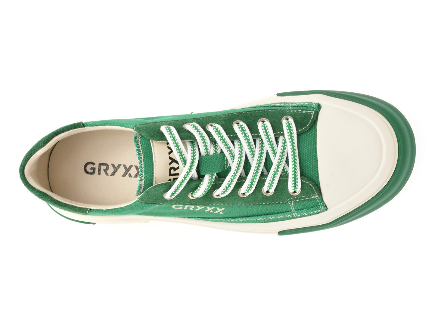 Pantofi sport GRYXA verzi, T871, din material textil
