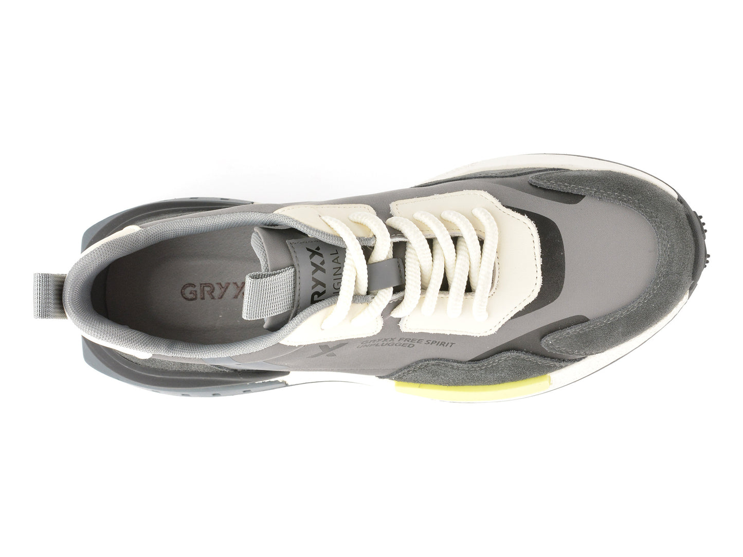 Pantofi sport GRYXA negri, 8286, din material textil