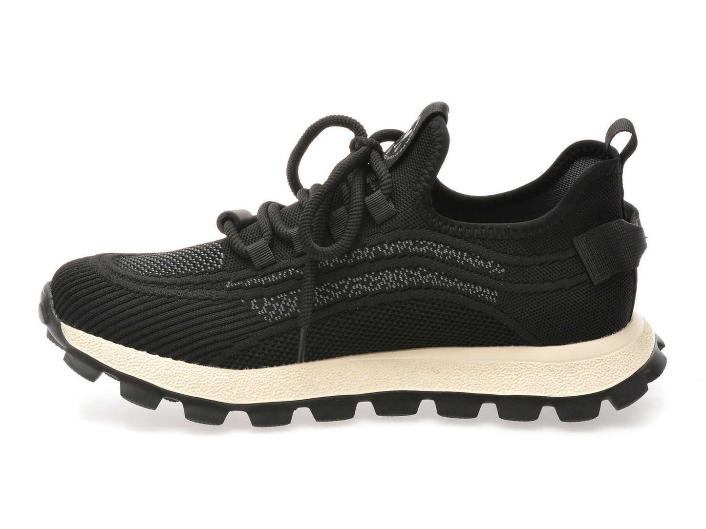 Pantofi sport GRYXA negri, 5212, din material textil