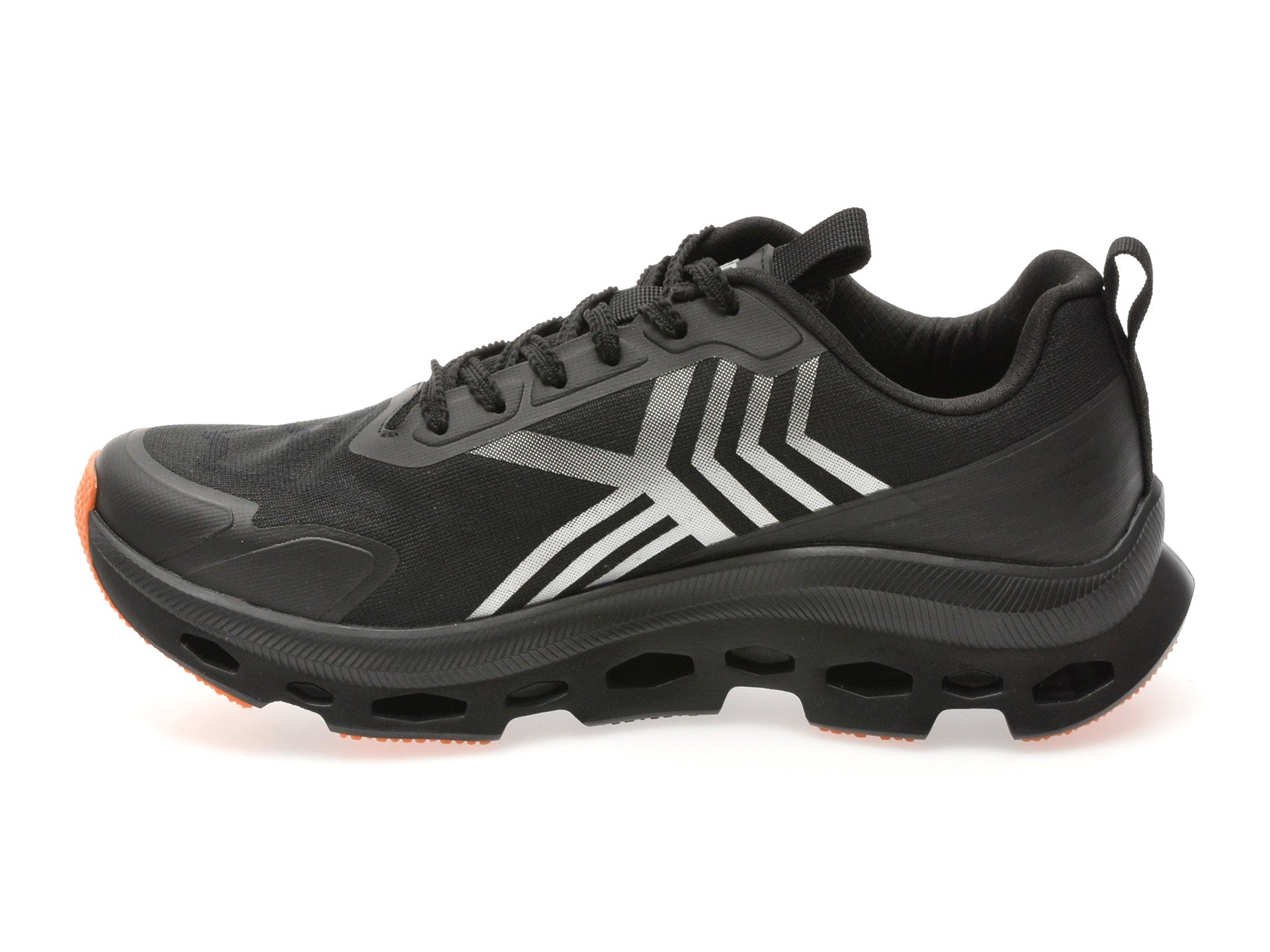 Pantofi sport GRYXA negri, 24127, din material textil
