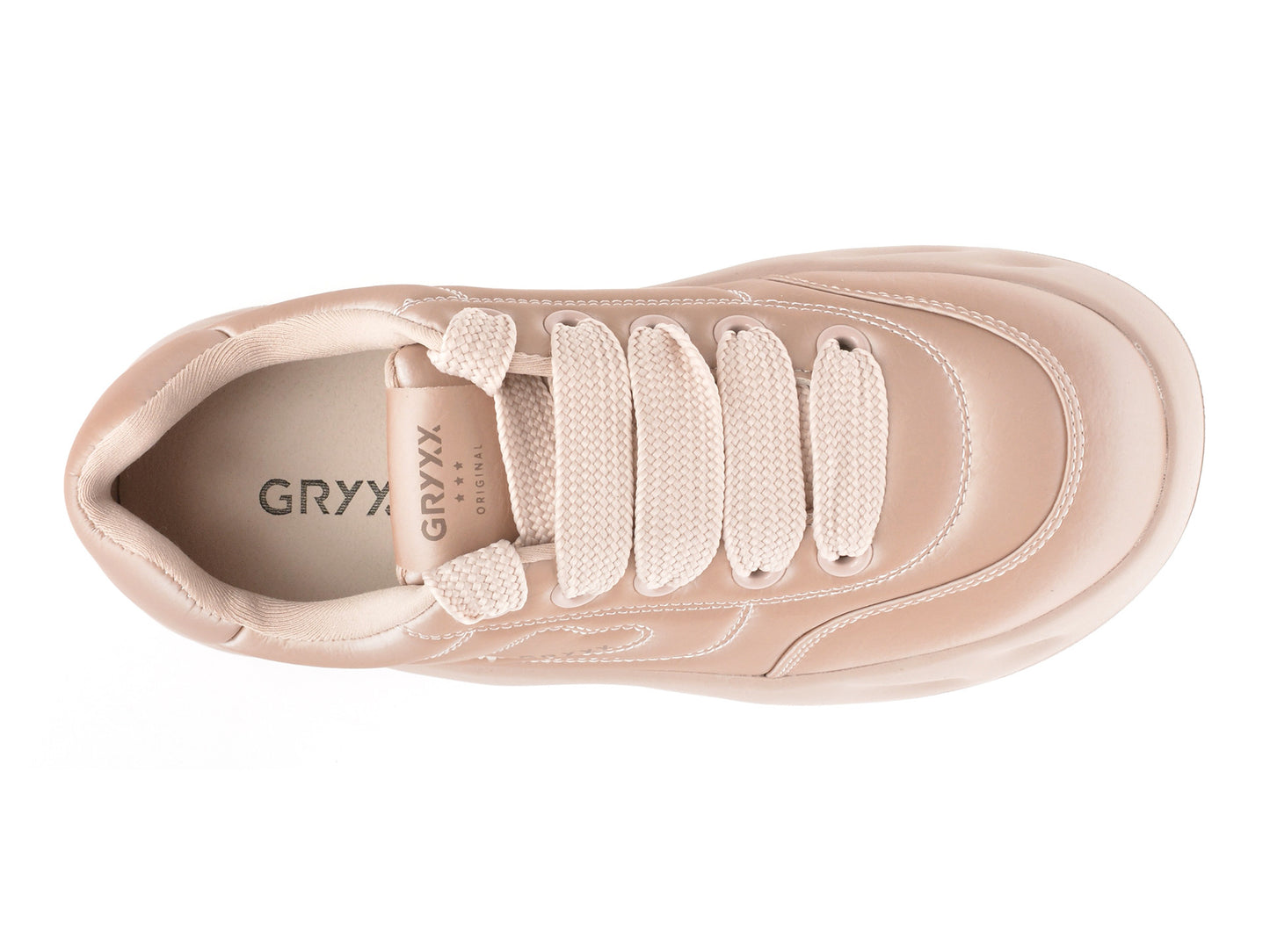 Pantofi sport GRYXA nude, 2297, din piele ecologica