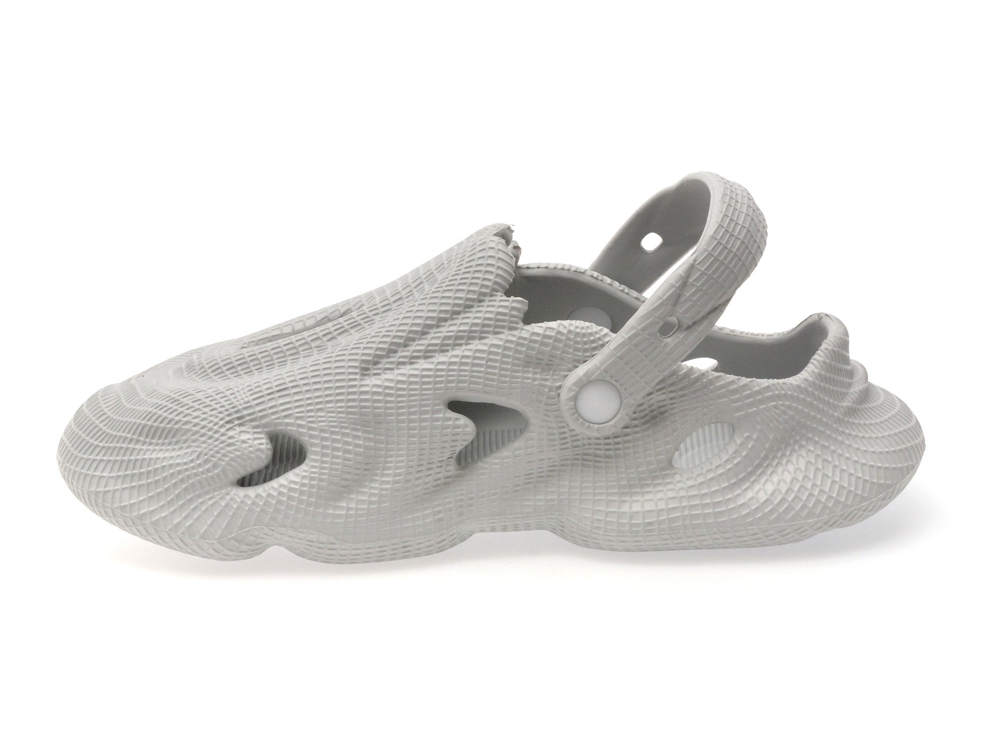 Papuci GRYXA gri, YD1001, din pvc