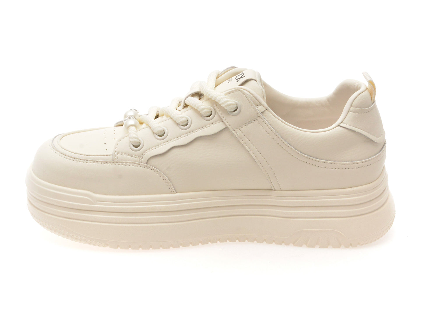 Pantofi sport GRYXA albi, 1701, din piele naturala